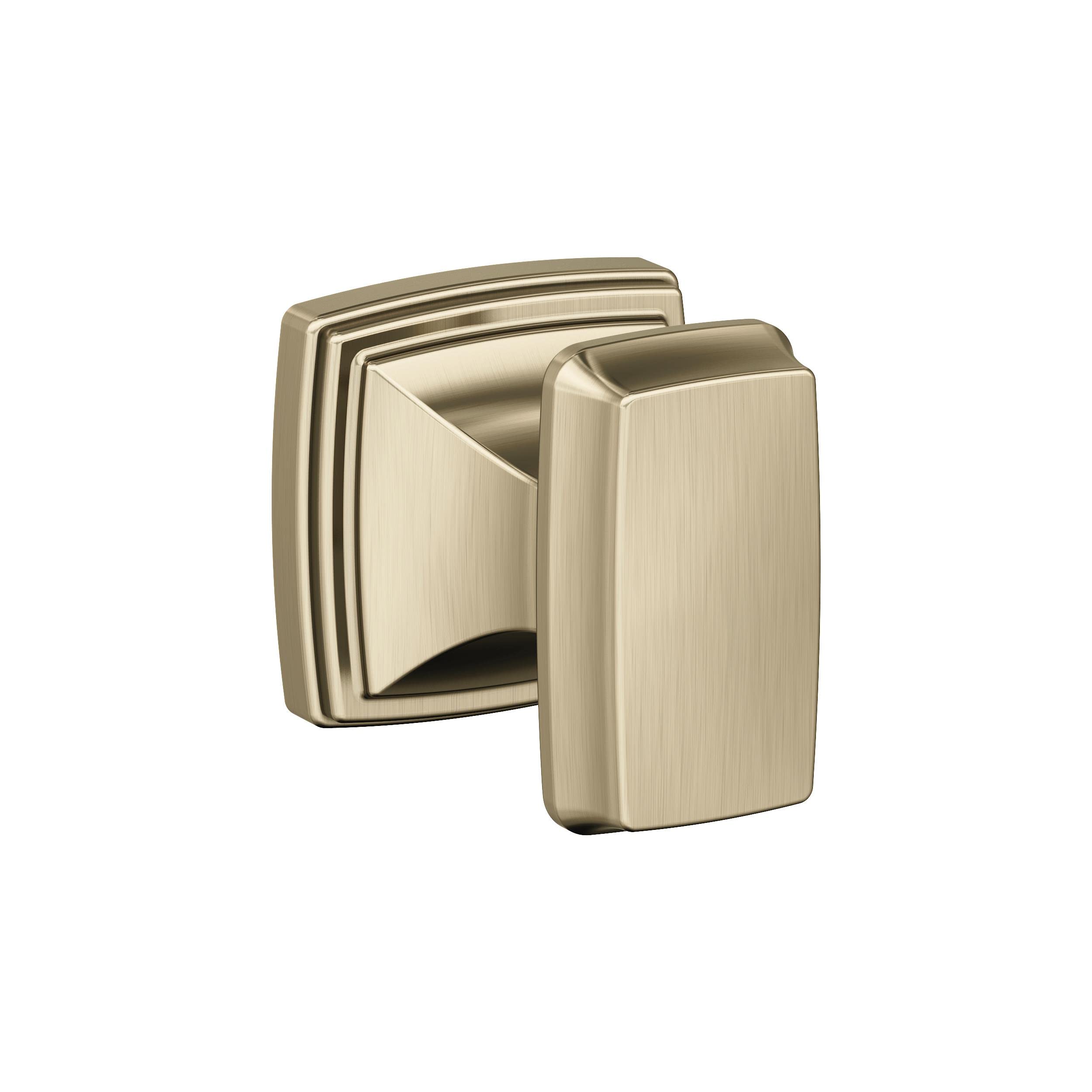 Amerock BH36030BBZ Golden Champagne Single Robe Hook - 2-1/8 Inch (54mm) Bathroom Towel Holder - Elegant Bathroom Hardware & Accessories for Hanging Robes, Towels & Bathroom Essentials