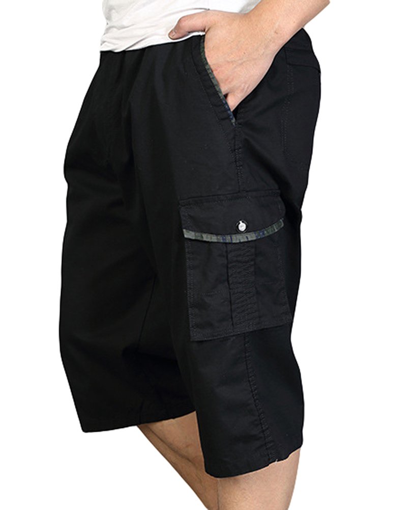 Chickle Men's Cargo Shorts - Durable & Comfortable Tactical Shorts for Outdoor, Hiking, and Casual Wear | Multiple Pockets | Quick-Dry Fabric