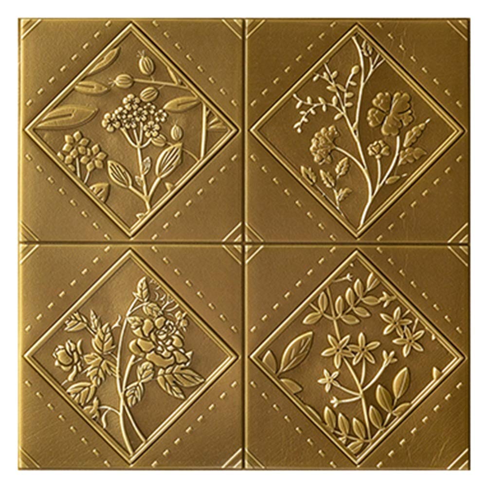 3D Wall Panels Self-Adhesive Peel and Stick Wallpaper - Waterproof Foam Wall Decor for Living Room, Bedroom, Office - Easy Install Ceiling & Background Wall Stickers (10 PCS, Color E) - Perfect for Home Renovation & Interior Design Projects