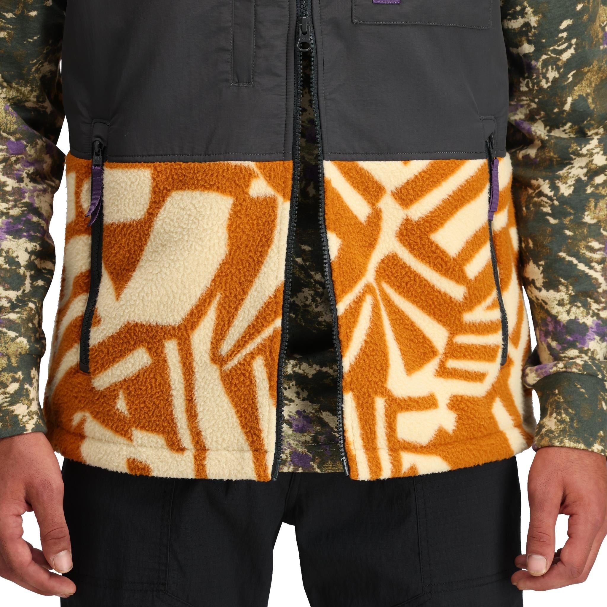 Men's Subalpine Fleece Vest - Lightweight Warm Winter Layering for Hiking & Outdoor Activities - Final Sale