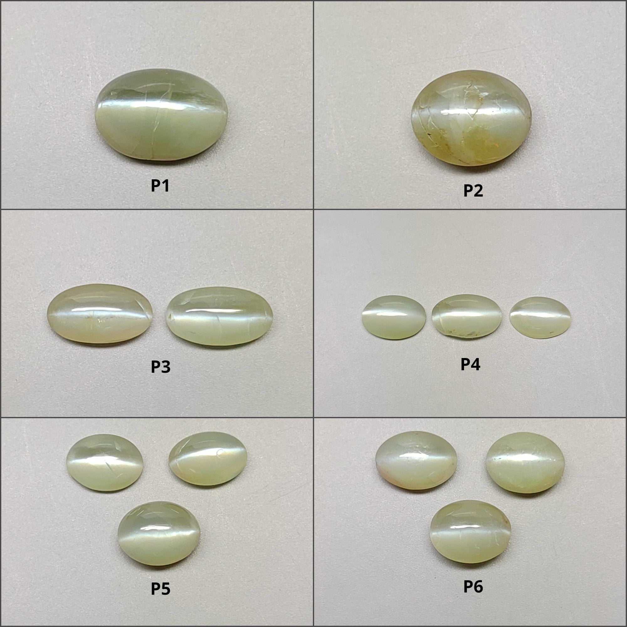 Natural Untreated Unheated Chrysoberyl Cat's Eye Gemstone Cabochon - Oval Shape for Jewelry Making, Healing Crystals & Spiritual Collection