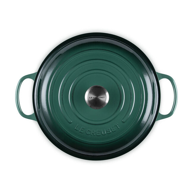 Le Creuset 3.5L Enameled Cast Iron Braiser with Lid - Artichaut Green | Dutch Oven for Roasting, Braising & Baking | Perfect for Stovetop, Oven & Table Serving