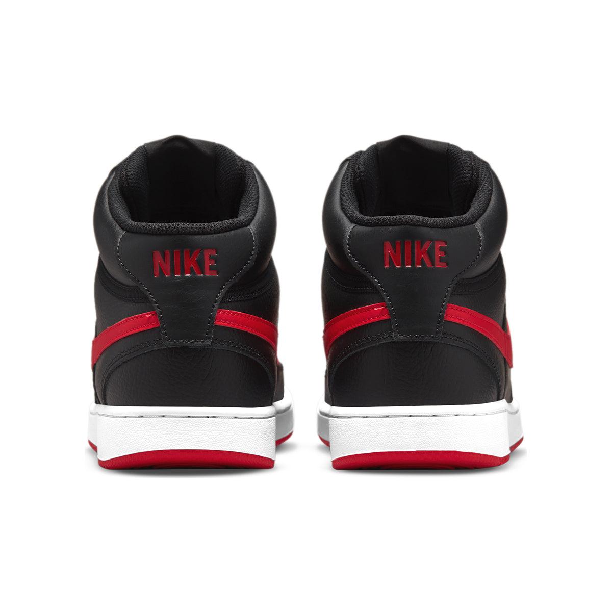 Nike Court Vision Mid 'Bred' Basketball Shoes - Classic Retro Style for Men & Women - Perfect for Streetwear, Casual Outfits & Sneaker Collectors