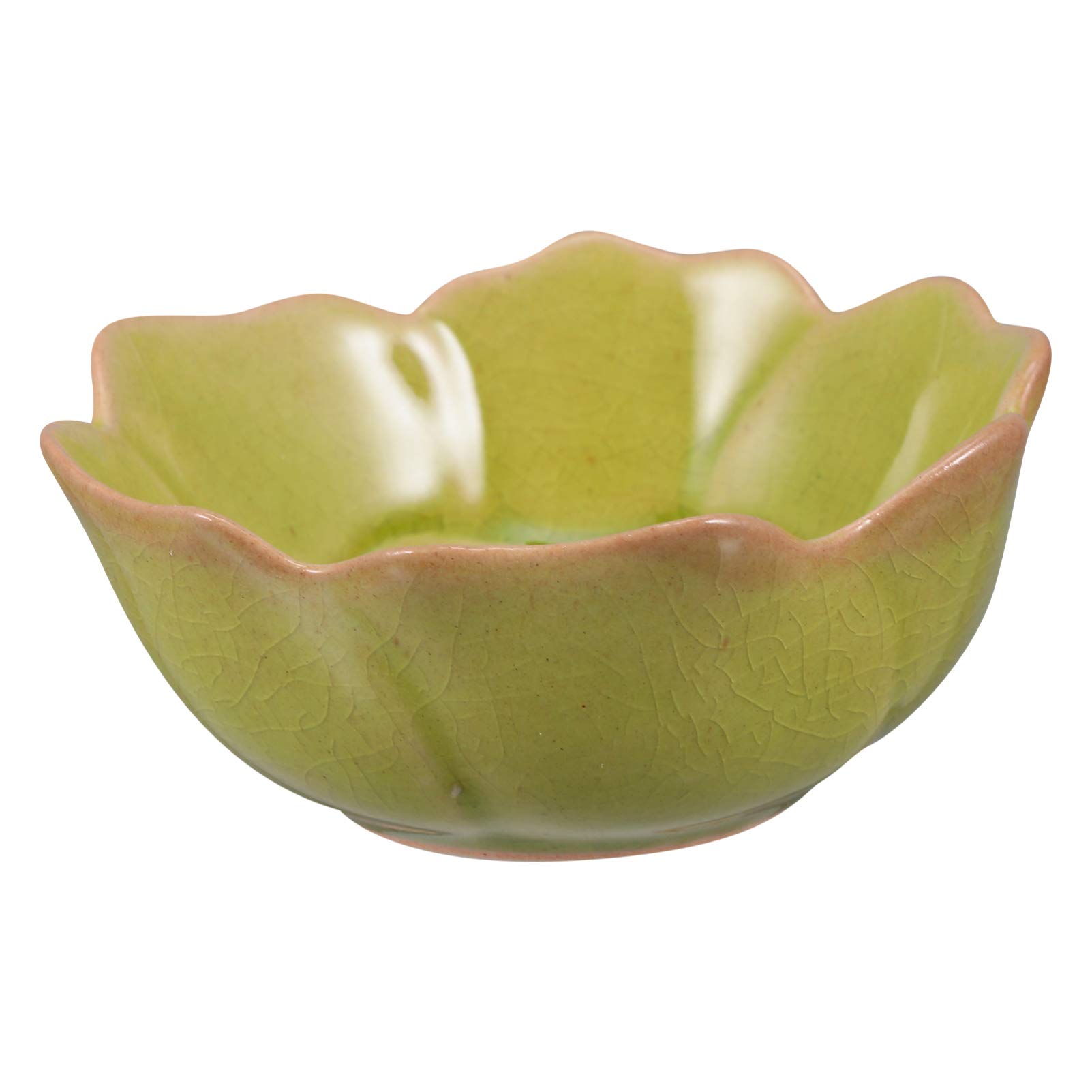 EXCEART Ceramic Serving Platter - Scallop Edge Dinner Plates for Dessert, Salad, Sushi, Appetizers & Essential Oils - Elegant Dishware for Parties, Entertaining & Home Decor