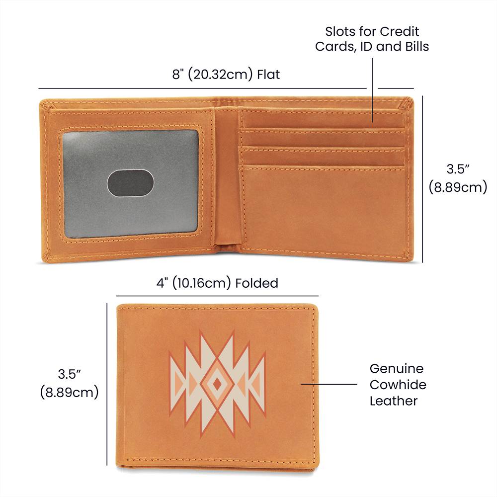 Premium Handcrafted Full Grain Cowhide Leather Bifold Wallet - Unique & Timeless Gift for Men - Perfect for Everyday Use, Business & Travel