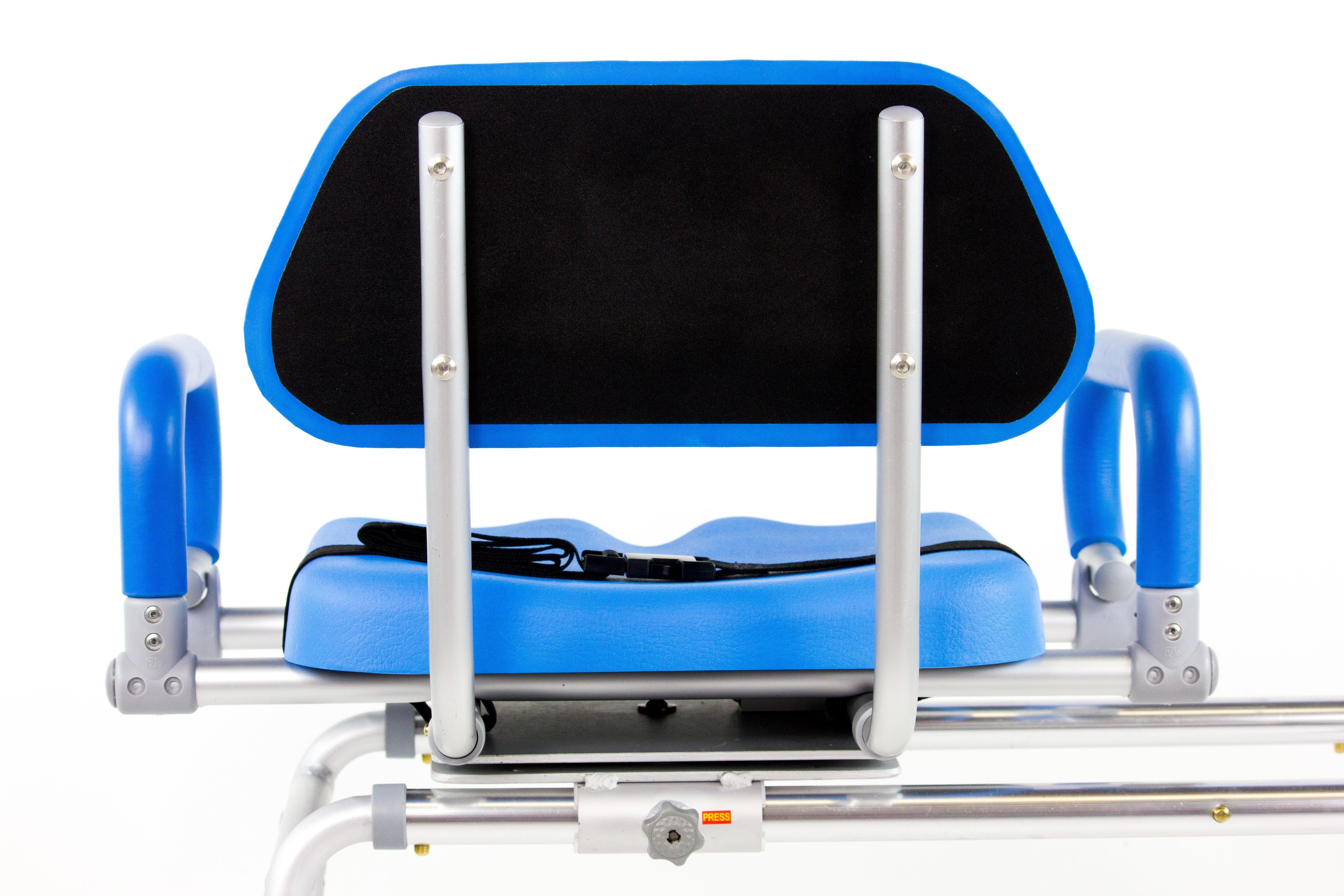 Refurbished Carousel Sliding Transfer Bench with Swivel Seat - Mobility Aid for Elderly & Disabled - Safe Bathroom & Shower Transfer Solution