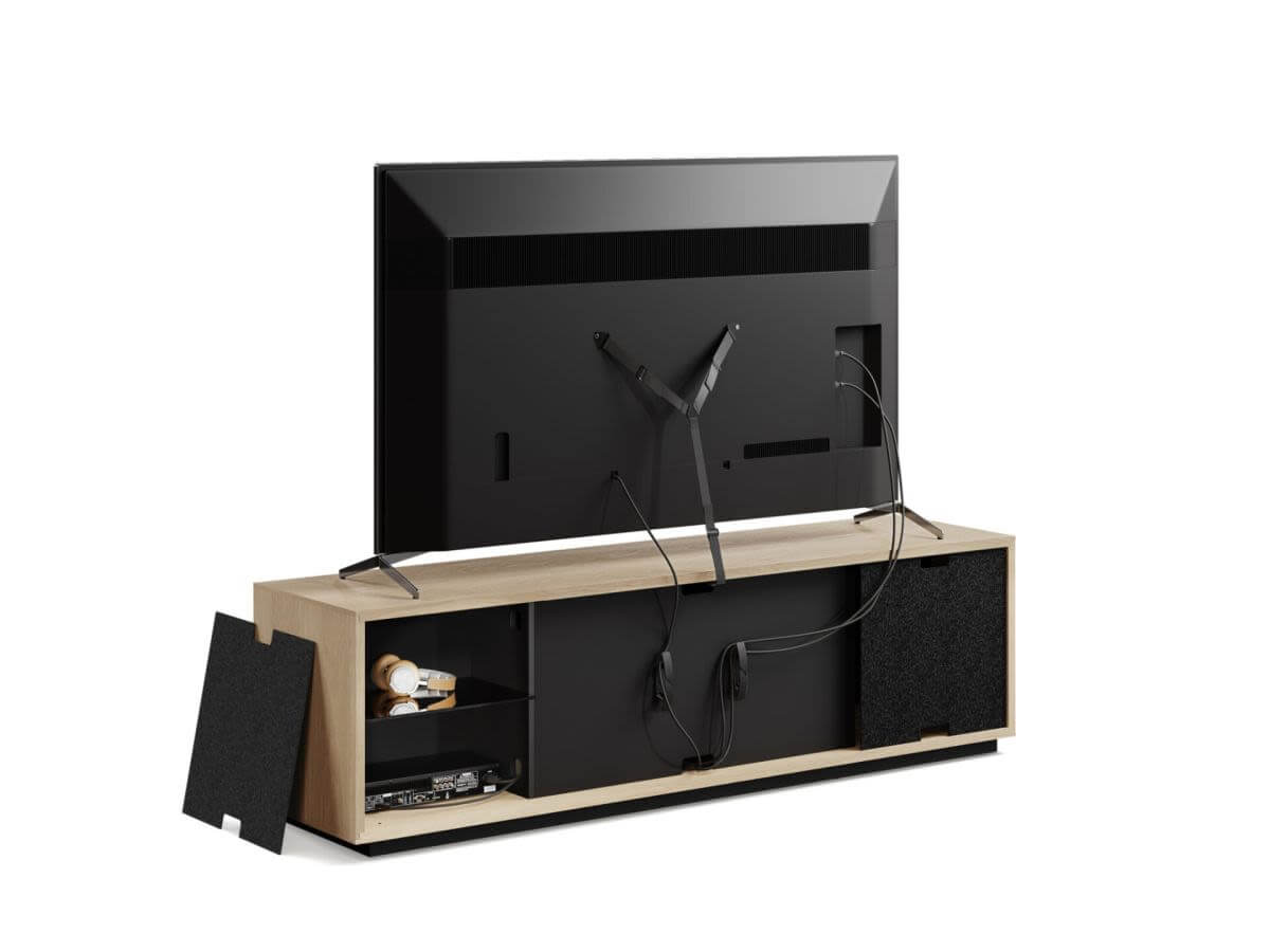 BDI Profile 8479 Media Console - Modern TV Stand with Storage for Living Room, Home Theater & Entertainment Centers