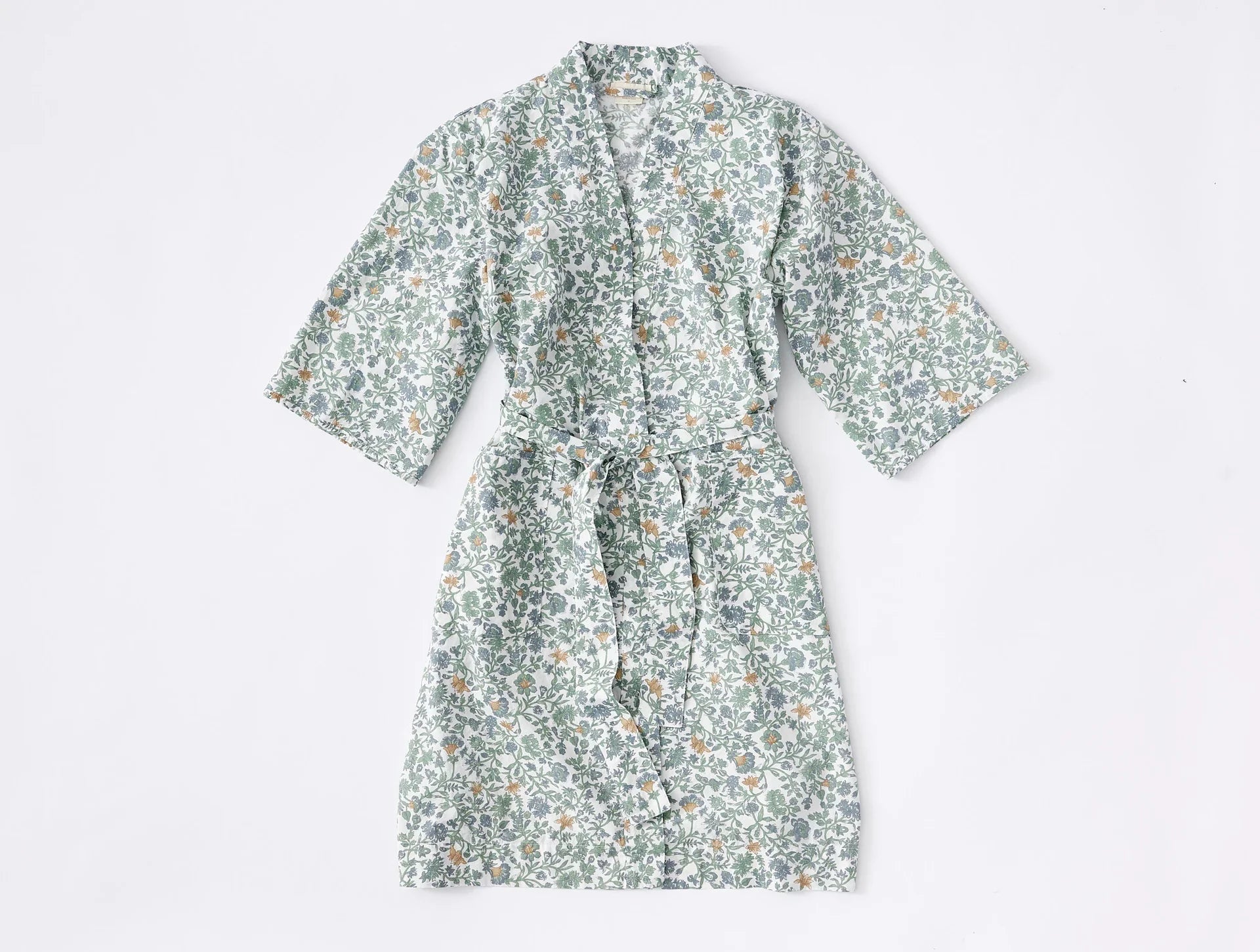 Women's Isla Organic Cotton Robe - Soft & Breathable Bathrobe for Spa, Lounge & Post-Shower Comfort - Eco-Friendly Loungewear for Relaxation at Home