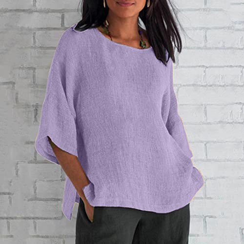 3/4 Sleeve Purple