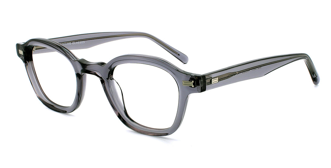 Stylish Thick Geometric Plastic Eyeglass Frames WD1307P - Trendy Unisex Acetate Glasses for Men & Women, Perfect for Reading, Fashion, and Daily Wear