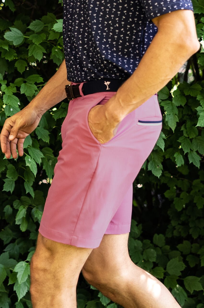 Men's Nantucket Pink Performance Shorts - Lightweight Quick-Dry Athletic Shorts for Running, Gym & Summer Outdoor Activities