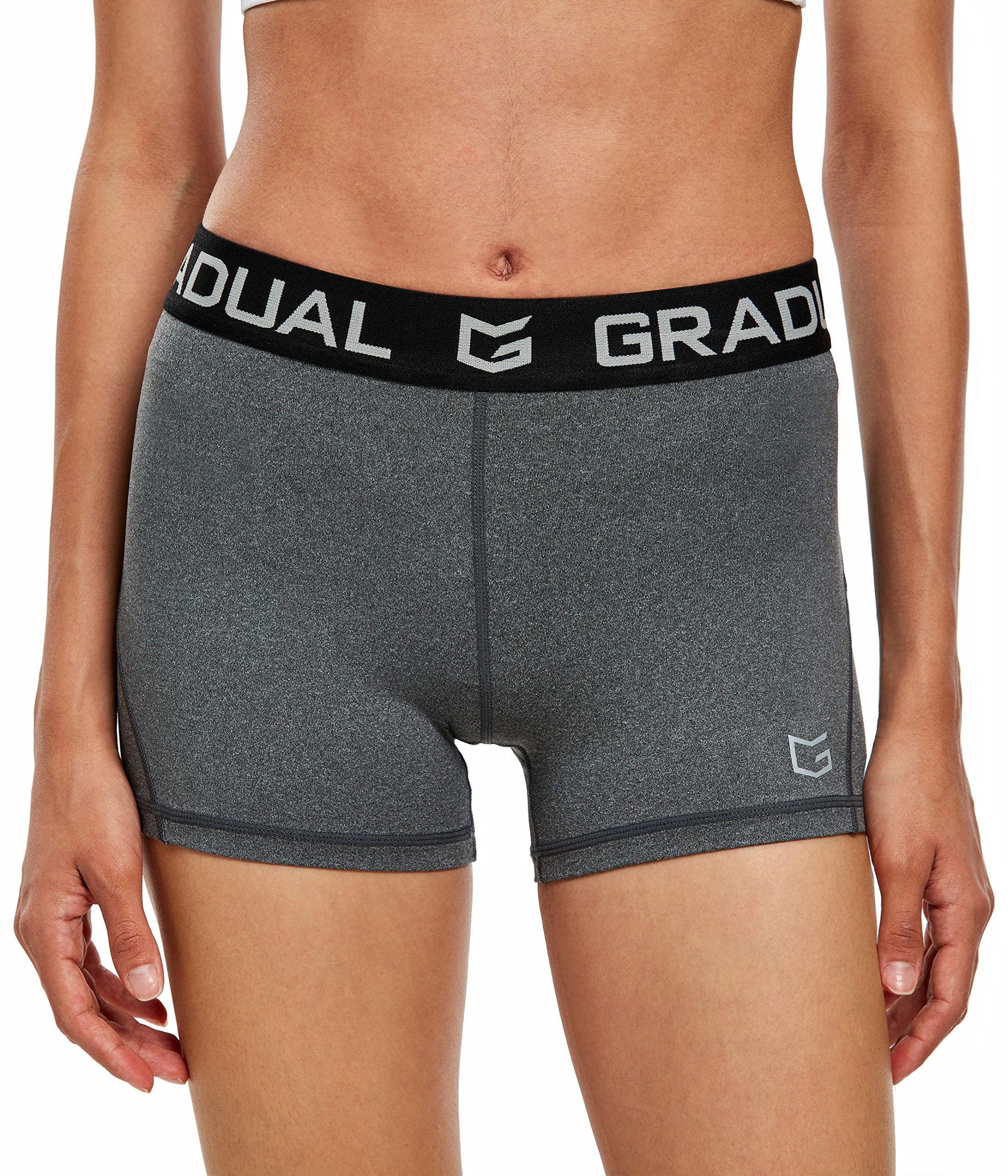 Best Women's Spandex Compression Volleyball Shorts - 3