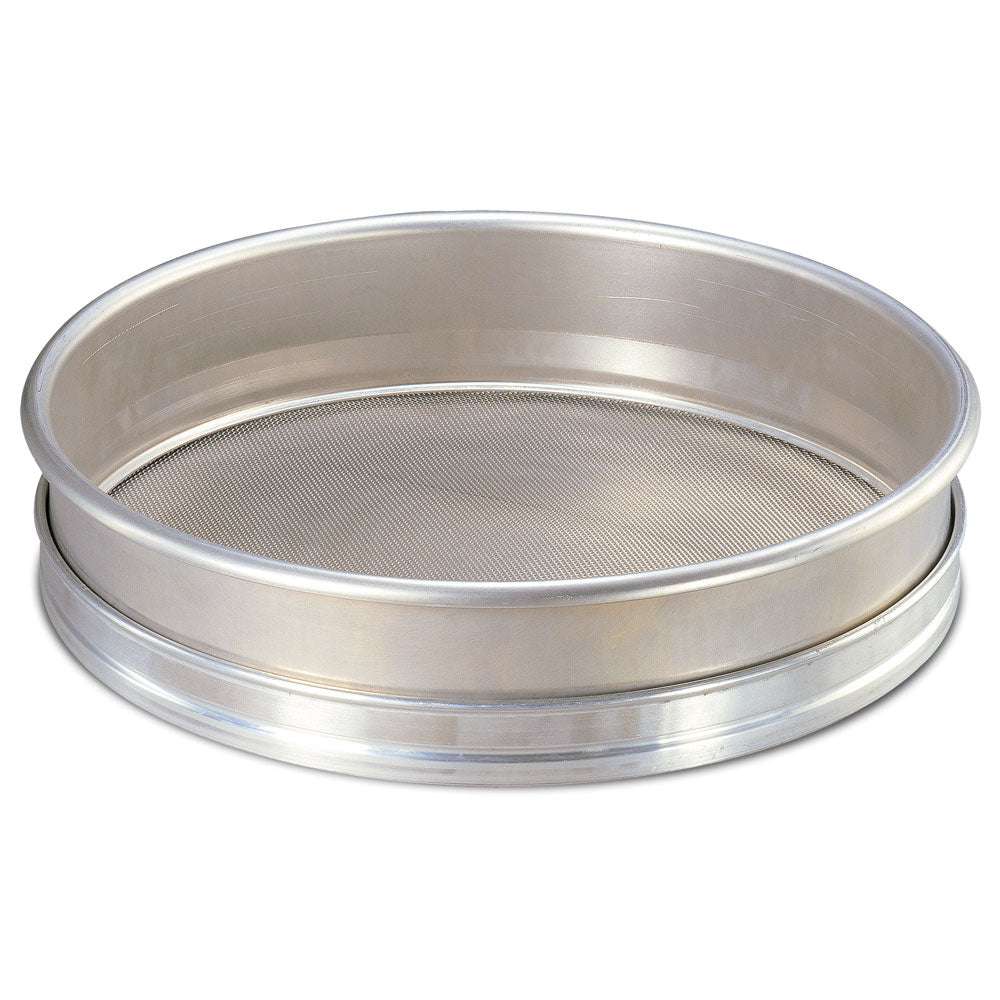 Premium Aluminum Sieve - Fine Mesh Strainer for Cooking, Baking & Gardening - Durable & Lightweight Kitchen Tool for Sifting Flour, Filtering Herbs & Soil