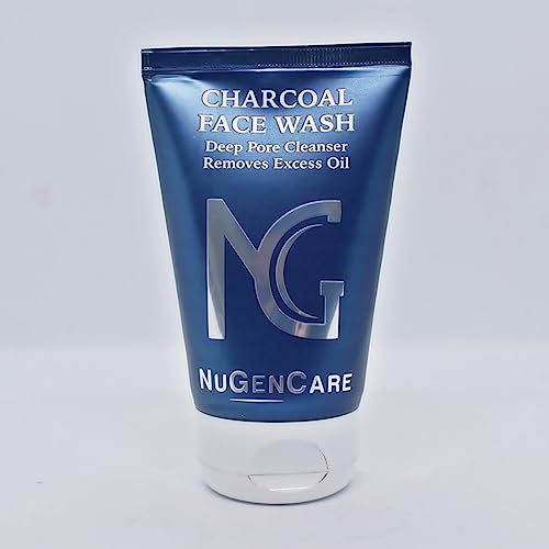 Nugencare Charcoal Face Wash for Deep Pore Cleansing - Oil Control & Blackhead Removal (100g) | Perfect for Oily & Acne-Prone Skin - Morning & Night Skincare Routine