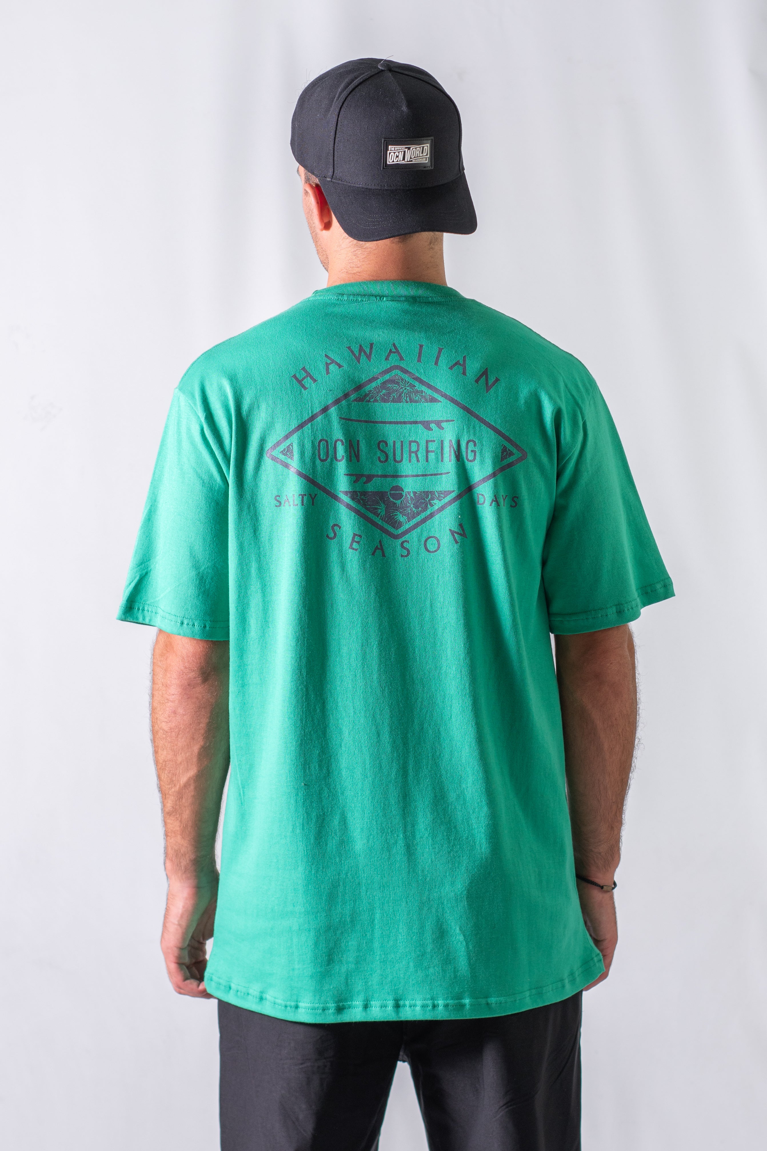 Original Men's T-Shirt Ocn Green A2 - Comfortable Casual Wear for Everyday Outfits & Street Style