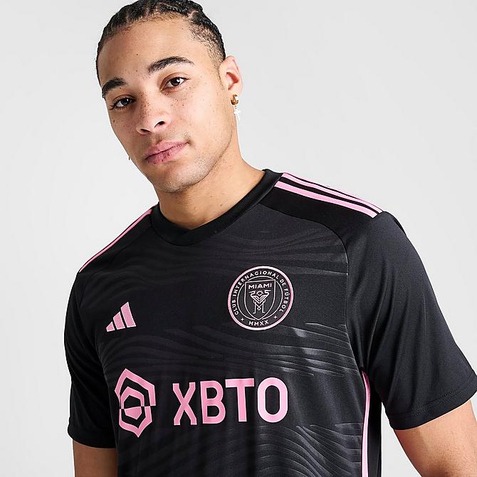 Adidas Inter Miami CF 2023-2024 Away Soccer Jersey - Lionel Messi #10 Black & Pink Football Shirt - Perfect for Match Days, Fan Events & Sports Collections