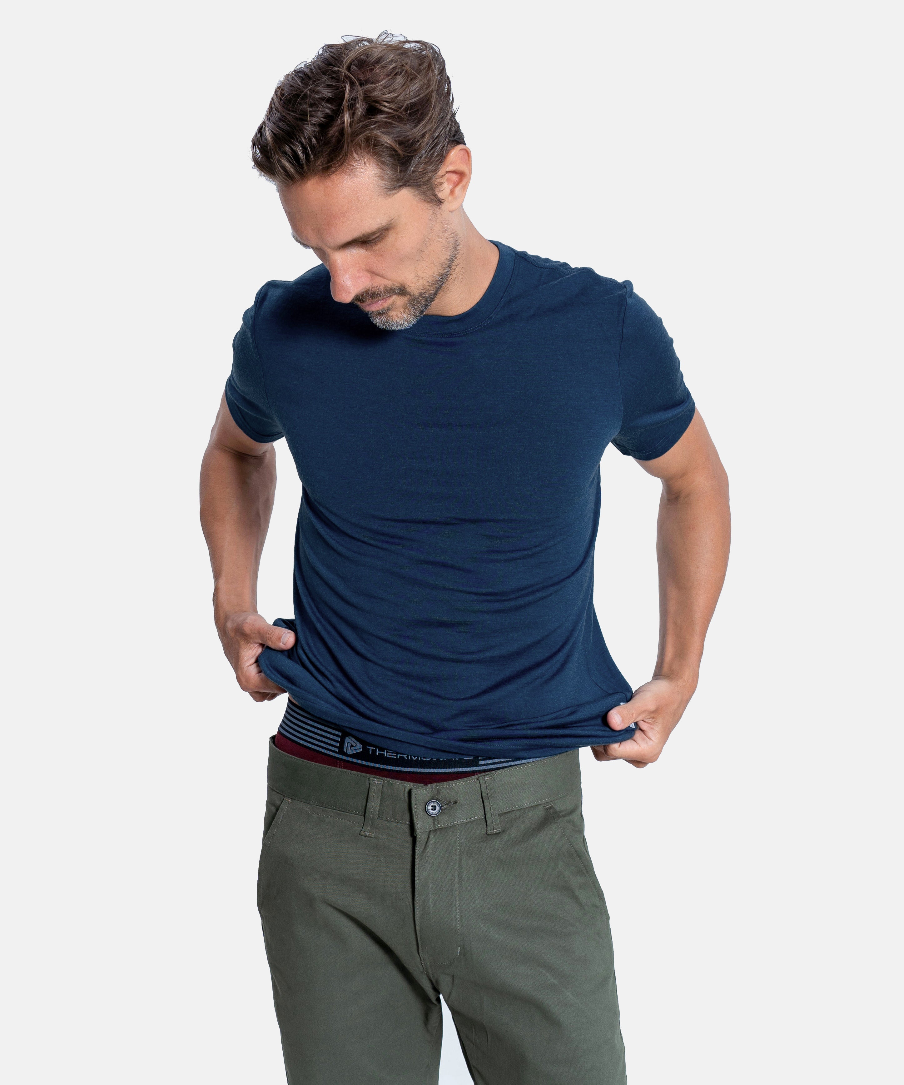 Premium Men's Merino Wool T-Shirt - Soft, Breathable & Odor-Resistant for Outdoor Adventures & Travel