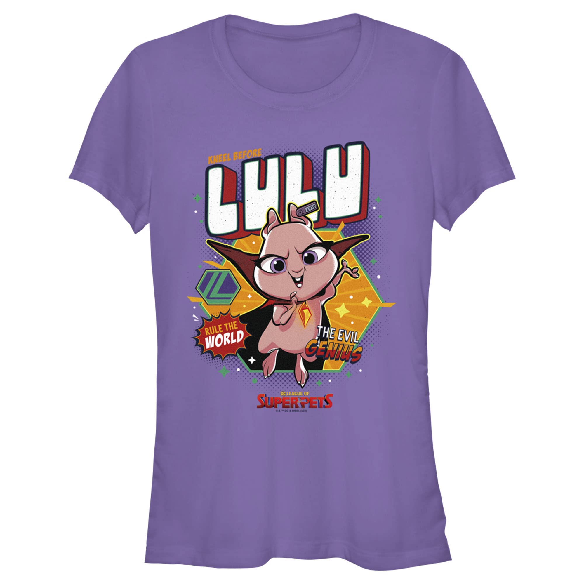 DC Super-Pets Lulu Badge T-Shirt for Kids - Fun Superhero Outfit