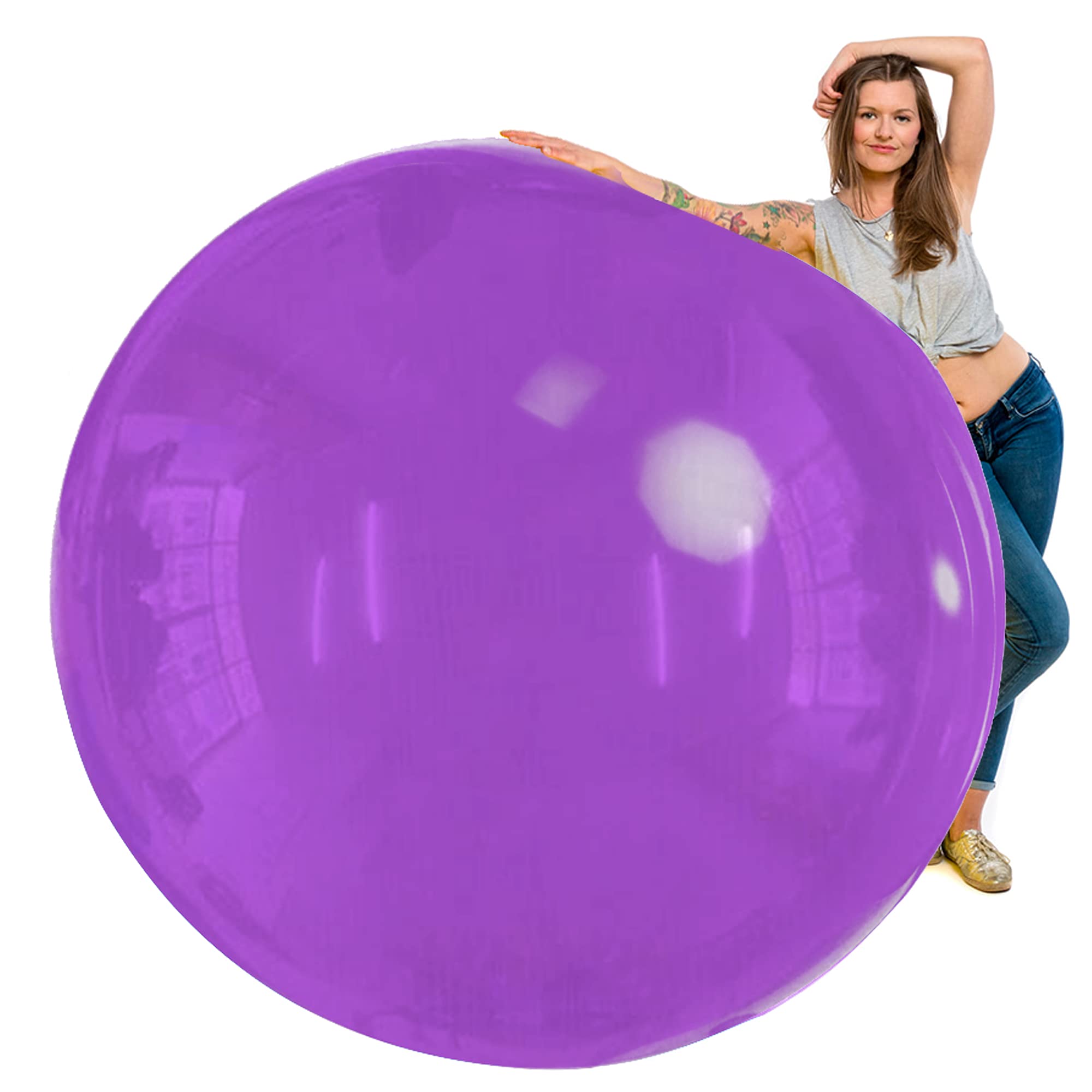 72 Inch Giant Jumbo Balloons for Party Decorations - Ready to Inflate with Air, Helium or Fill with Water - Perfect for Birthday Parties, Baby Showers, Weddings & Outdoor Events