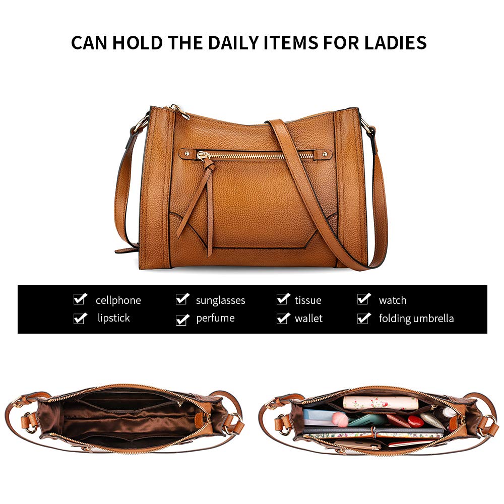 Stylish Kattee Leather Purses & Handbags for Women - Crossbody Shoulder Bags | Perfect for Work, Travel & Everyday Use
