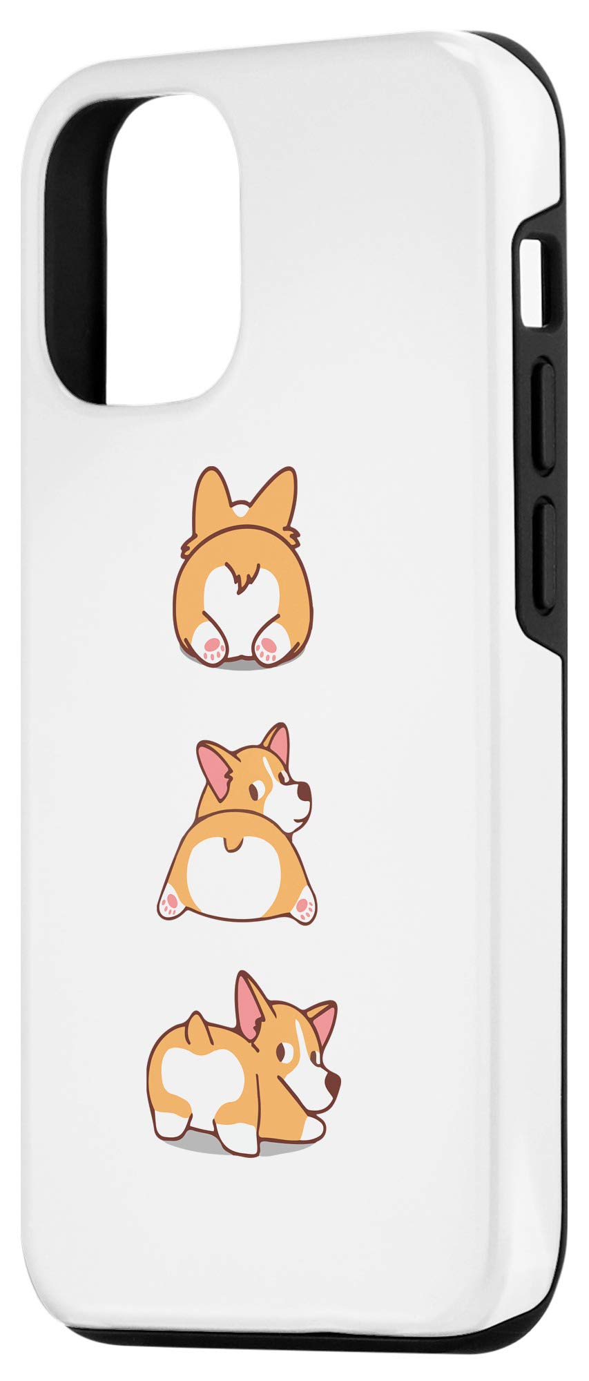 Funny Corgi Butts iPhone 12/12 Pro Phone Case - Perfect Gift for Corgi Lovers, Corgi Moms & Dads | Cute Protective Cover for Everyday Use & Dog Lovers