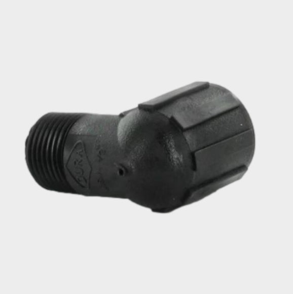 Durable Marlex Elbow Fitting - MPT x FPT Adapter for Plumbing, Irrigation, and Industrial Piping Systems
