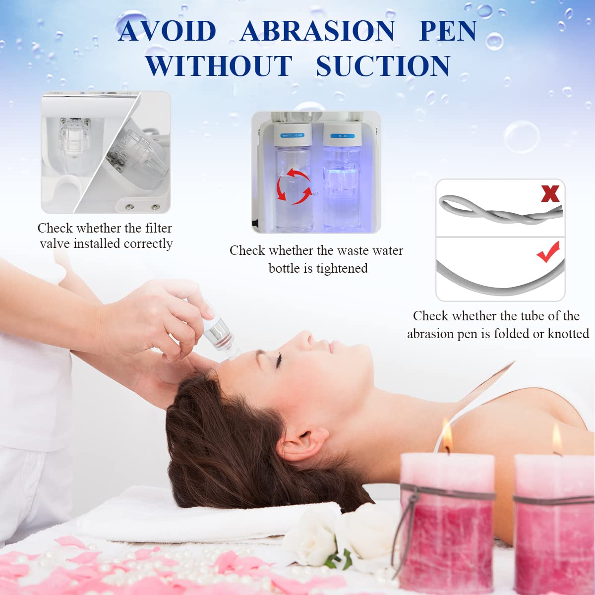 FAZJEUNE Professional Hydro Oxygen Jet Micro Bubbles Sprayer - 7 Color LED Facial Mask Pore Cleaner for Blackhead Removal & Microdermabrasion | Home & Spa Skin Care Beauty Machine for Deep Cleansing & Rejuvenation