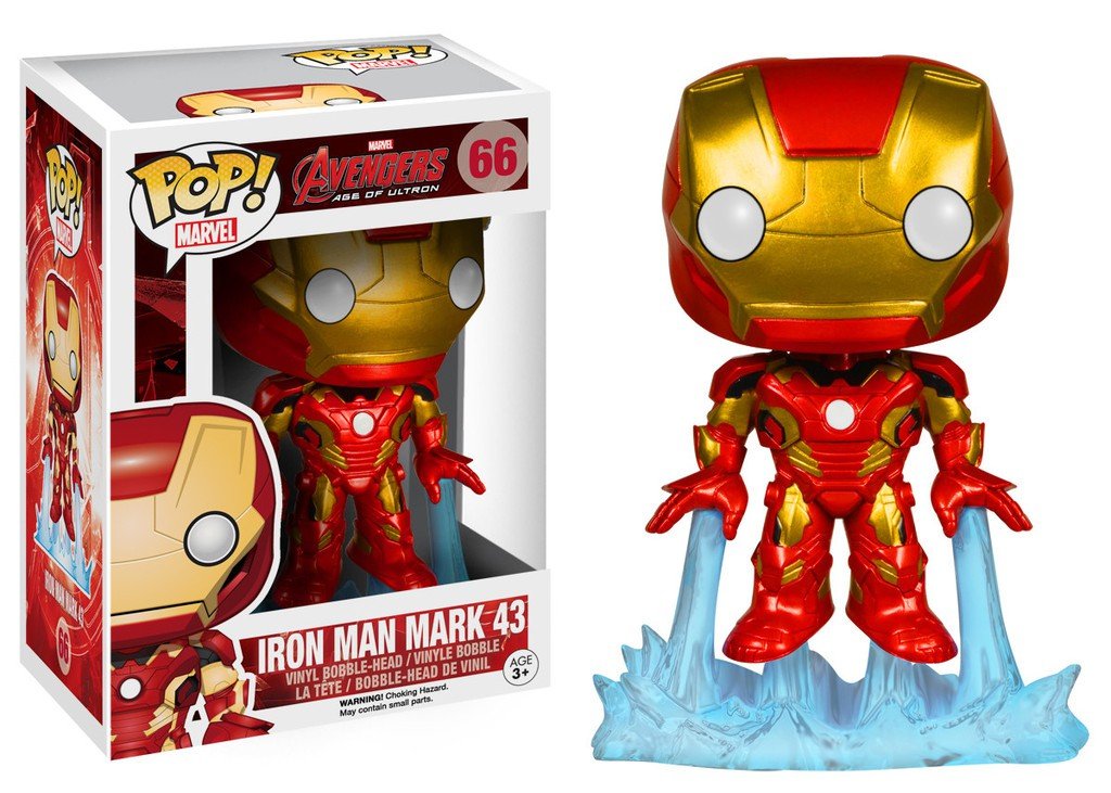 Funko Marvel Avengers 2 Iron Man Action Figure Collectible Toy - Perfect for Marvel Fans, Collectors & Superhero Decor