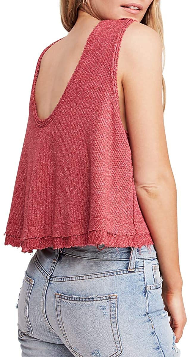 Free People New Love Tank Top - Soft Rose Pink Women's Casual Shirt for Summer, Beach, and Everyday Wear