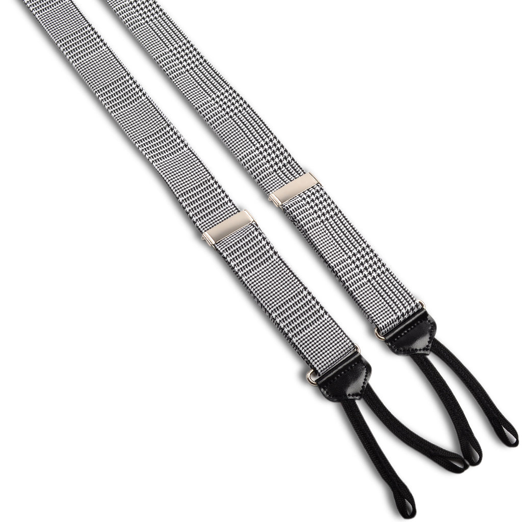 WZ68720 Men's Formal Suspenders - Adjustable Elastic Braces for Suits & Tuxedos - Perfect for Weddings, Business & Formal Events