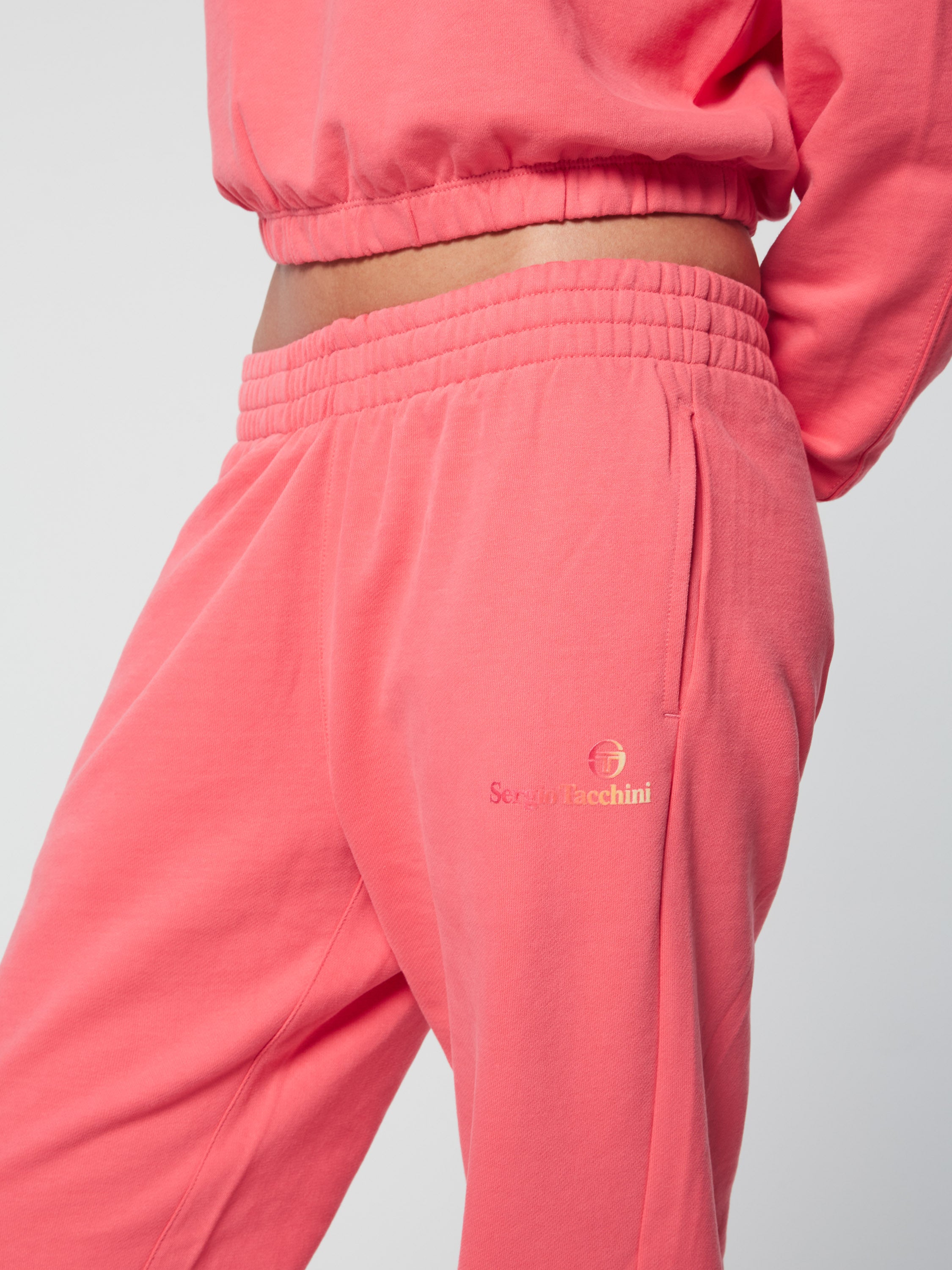 Lido Sweatpants for Women - Soft Comfortable Lounge Pants in Calypso Coral - Perfect for Yoga, Running, and Relaxing at Home