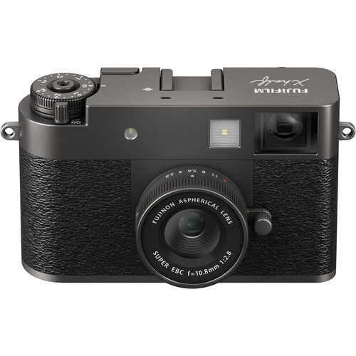FUJIFILM X Half Frame Digital Camera - Charcoal Silver Retro Film Style | Perfect for Travel Photography & Street Shooting