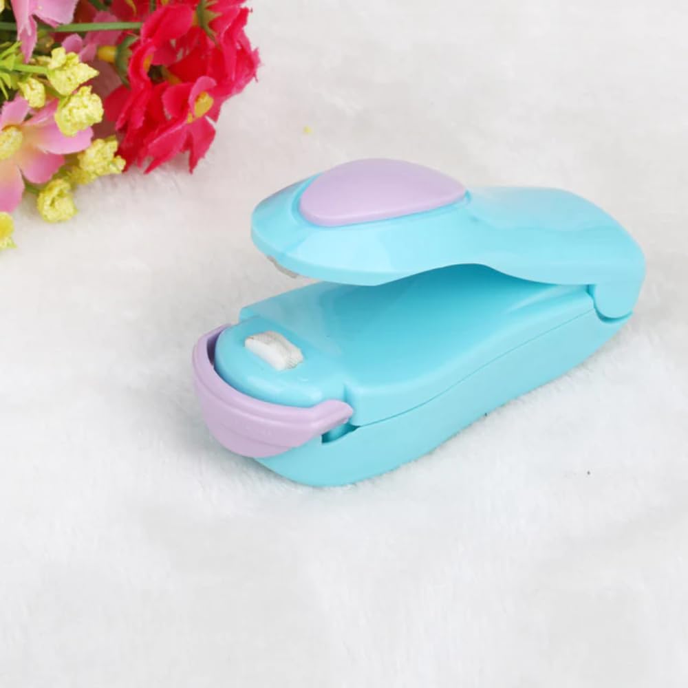Mini Vacuum Sealer for Food Storage - Portable Household Sealing Machine for Freshness Preservation - Perfect for Kitchen, Travel & Meal Prep
