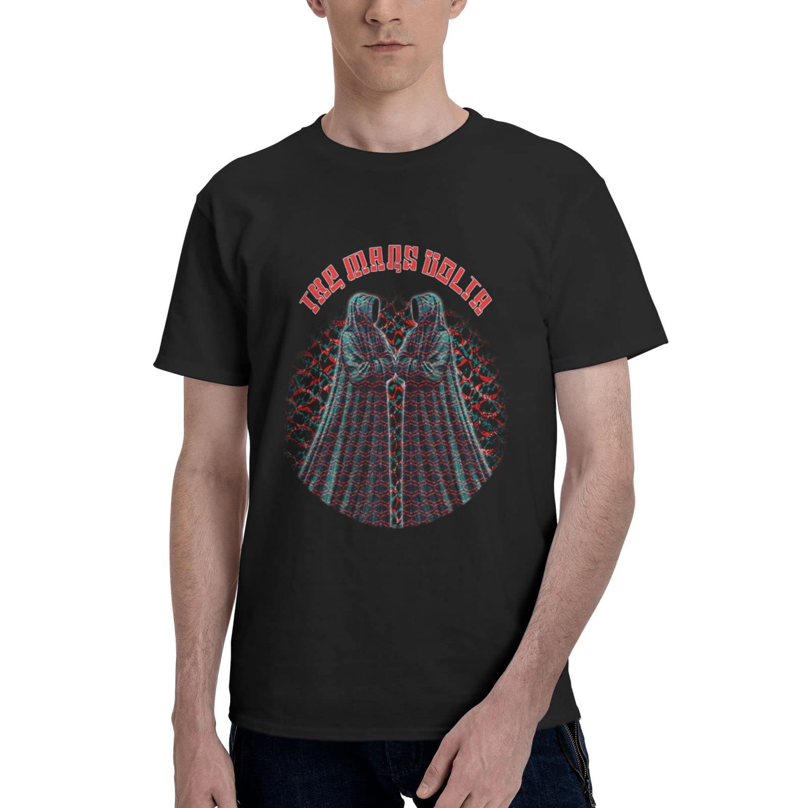 The Mars Volta Men's Cotton T-Shirt - Summer Short Sleeve Round Neck Tee for Casual Wear & Music Fans