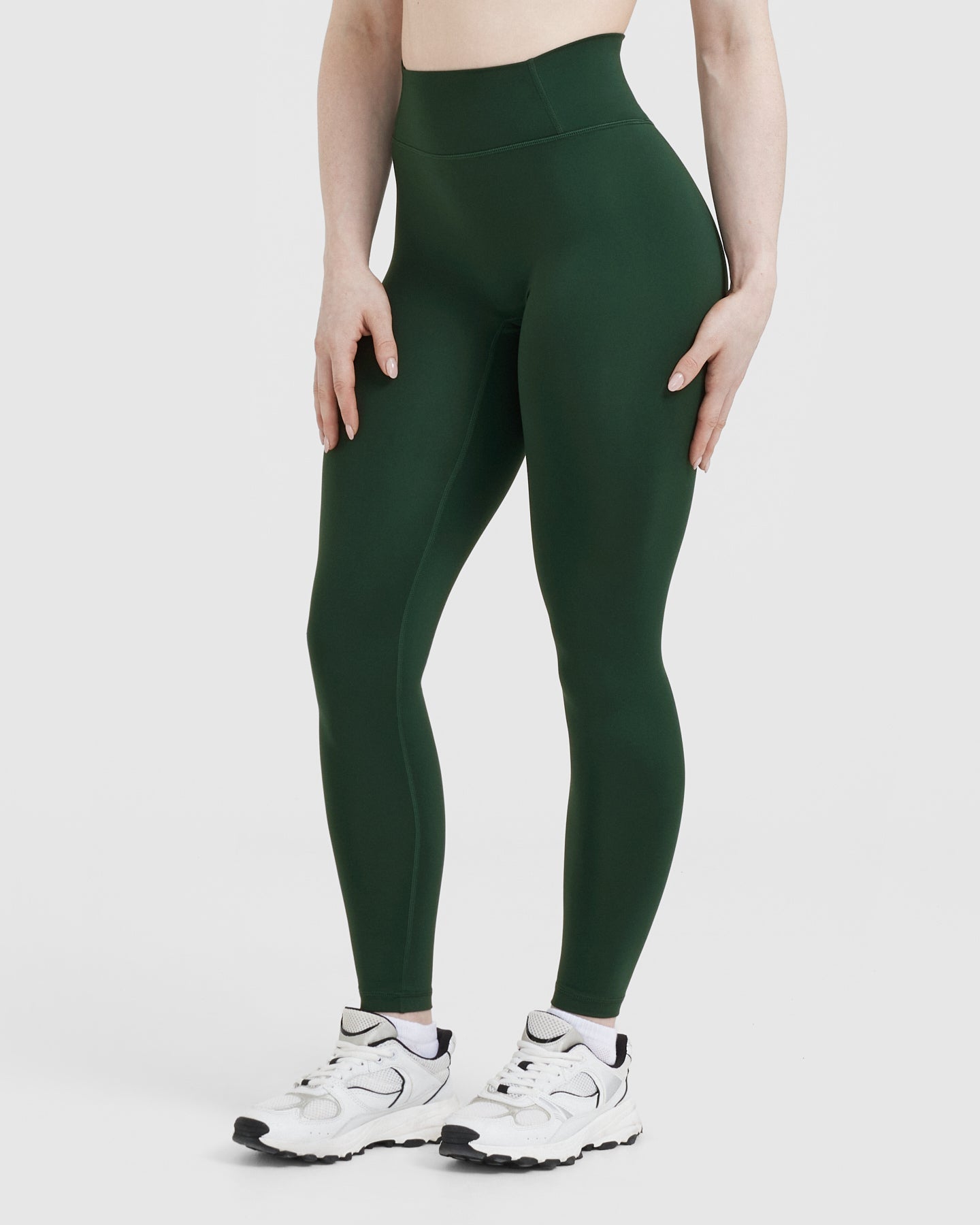 Timeless High Waisted Leggings for Women - Pine Green Yoga Pants with Tummy Control | Perfect for Workouts, Yoga & Everyday Comfort