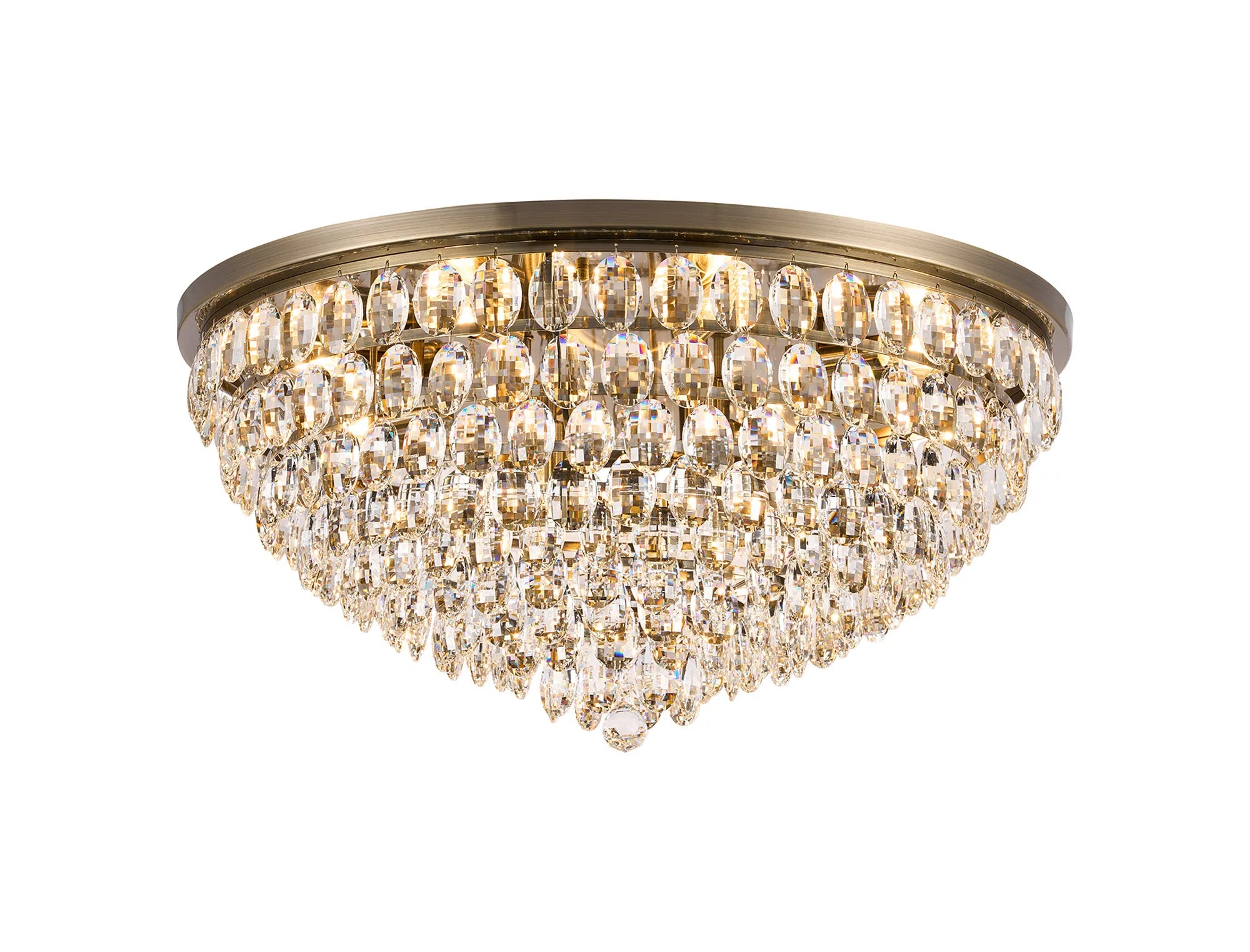 Consten Flush Ceiling Light Fixture with E14 Socket - Perfect for Bedroom, Hallway & Small Space Lighting