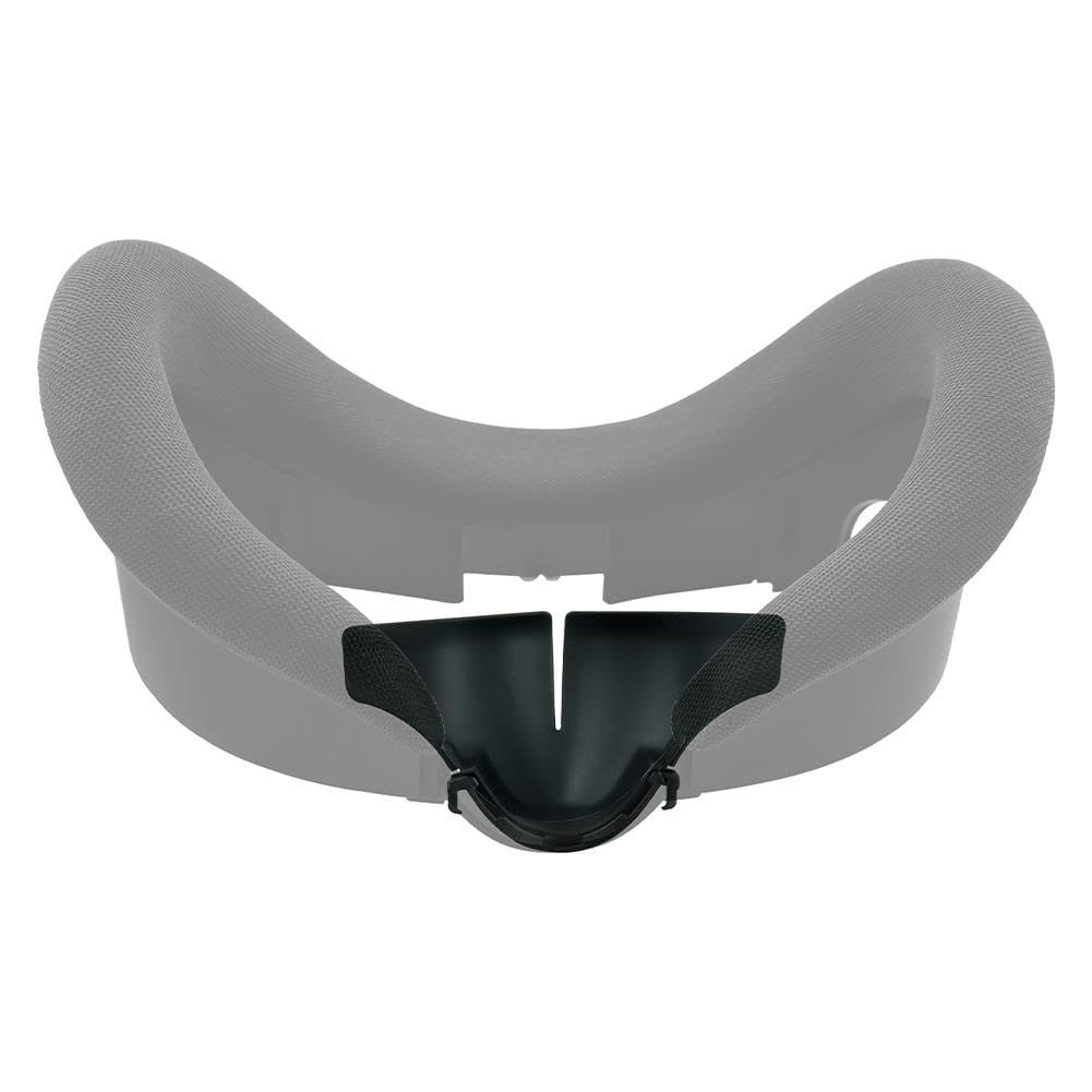 ZEROYOYO Anti-Leakage Silicone VR Nose Guard & Blackout Cover for Meta Quest 3 - Comfortable Nose Pad Cushion Accessories for Gaming, Watching Movies & Virtual Reality Experiences