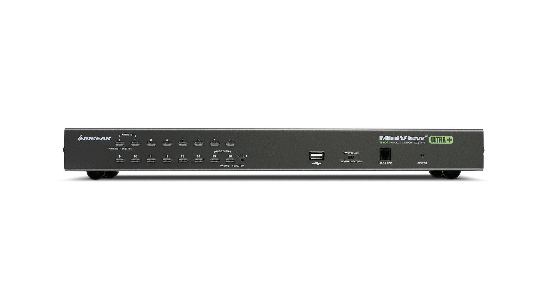 16 Port USB PS/2 Combo KVM Switch with Cables - TAA Compliant - Perfect for Data Centers, Server Rooms & IT Workstations