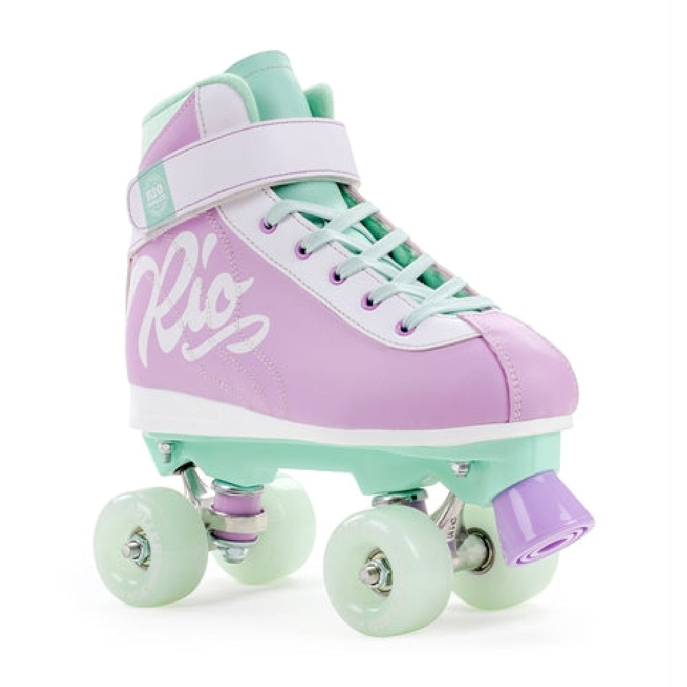 Rio Milkshake Roller Skates - Women's Retro Quad Roller Skates for Outdoor & Indoor Skating - Perfect for Rink, Park, and Street Skating