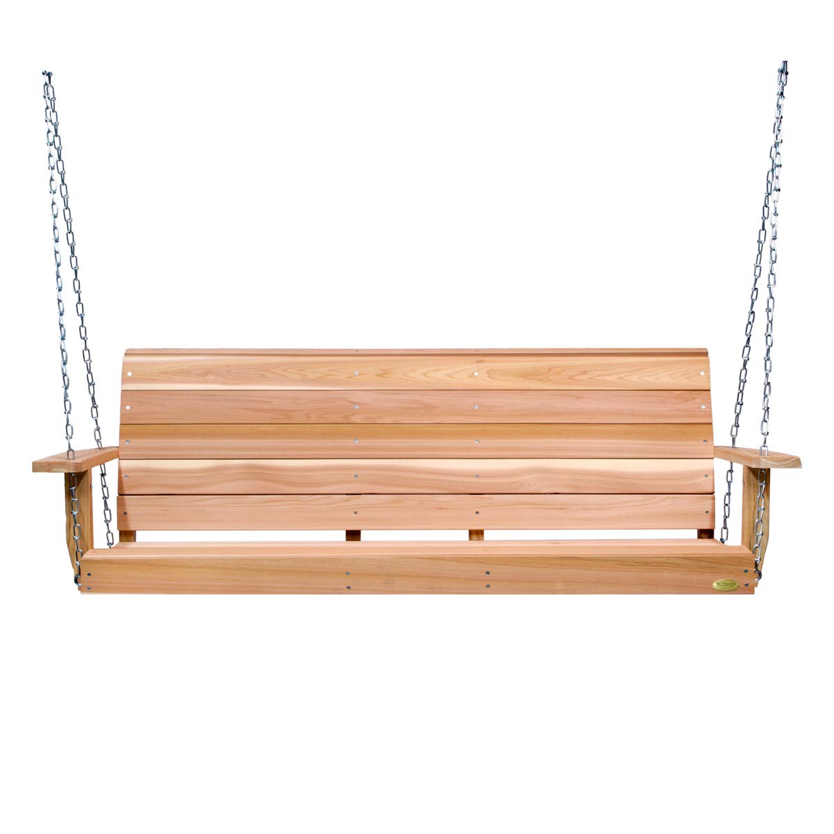 All Things Cedar PS60 5-Foot Porch Swing - Premium Outdoor Cedar Wood Swing for Patio, Garden, Backyard & Deck Relaxation