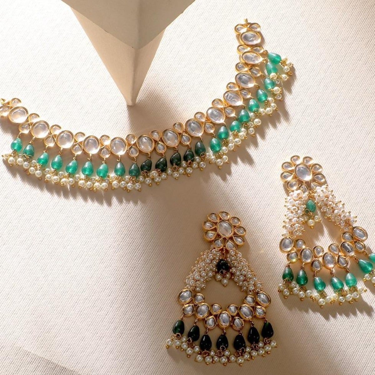 Exquisite Darika Kundan Necklace Set for Women | Traditional Indian Jewelry for Weddings & Festivals | Perfect for Bridal, Party & Ethnic Fashion