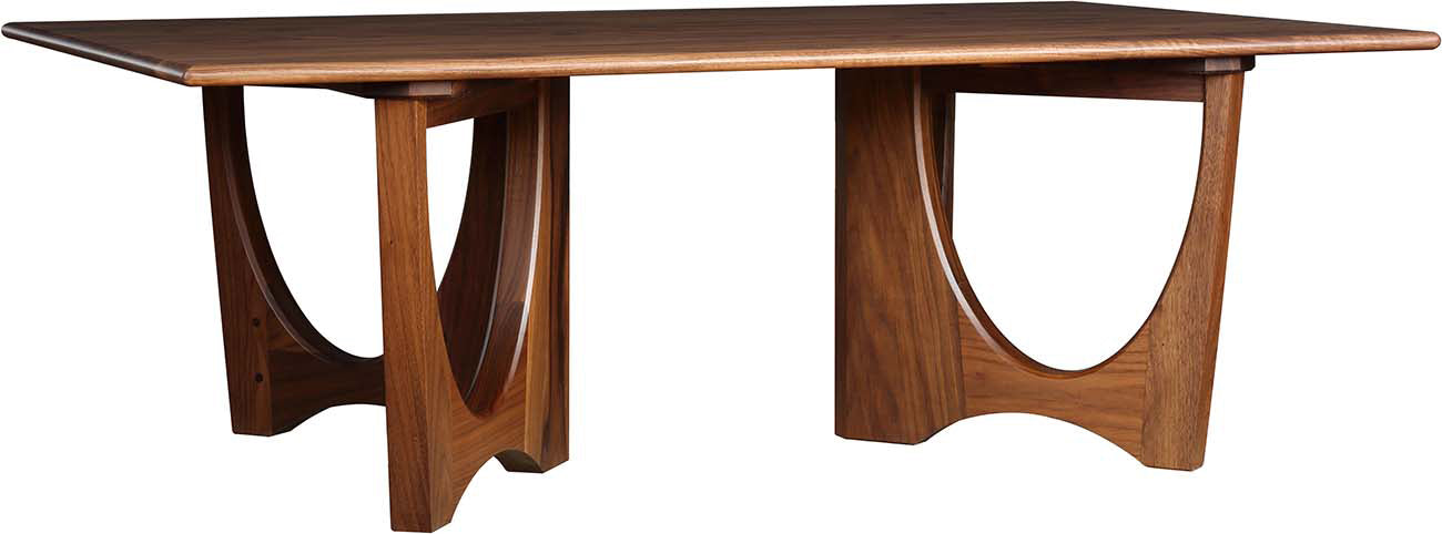 Walnut Grove Rectangular Cocktail Table - Solid Wood Coffee Table for Living Room, Modern Side Table with Storage Shelf - Perfect for Small Spaces, Apartments & Lounge Areas