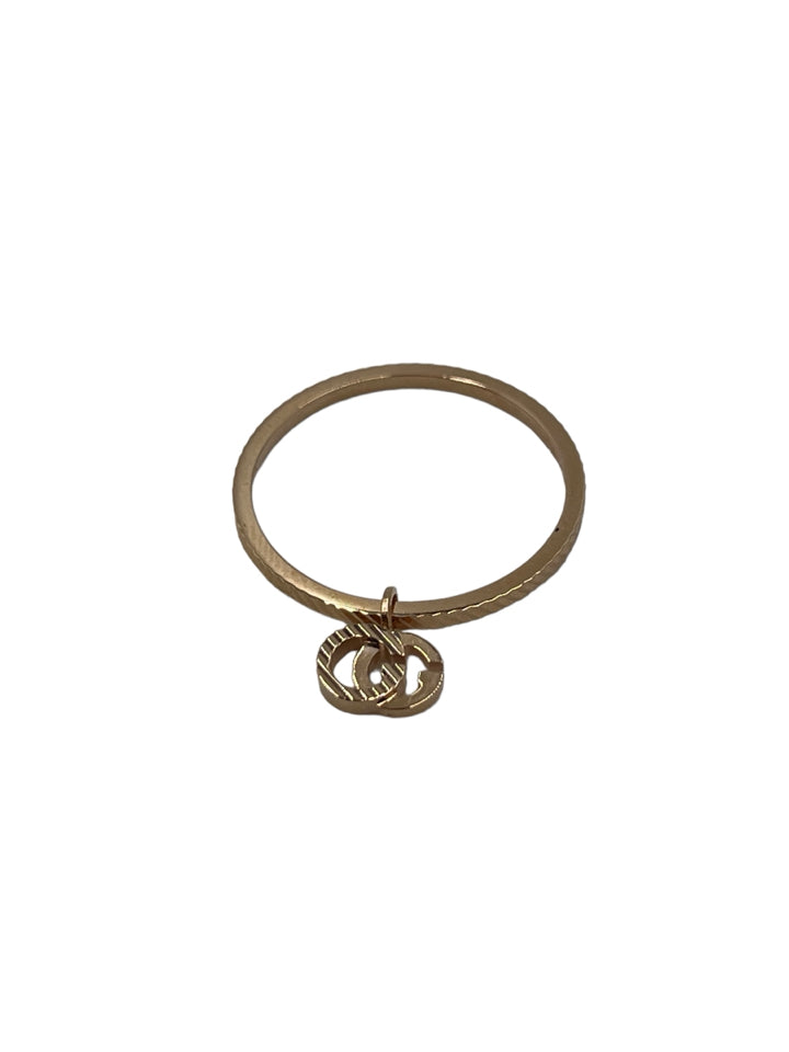 Gucci GG Running Pink Gold Ring Size 8.25 - Luxury Fashion Jewelry for Women, Perfect for Parties, Weddings & Everyday Wear