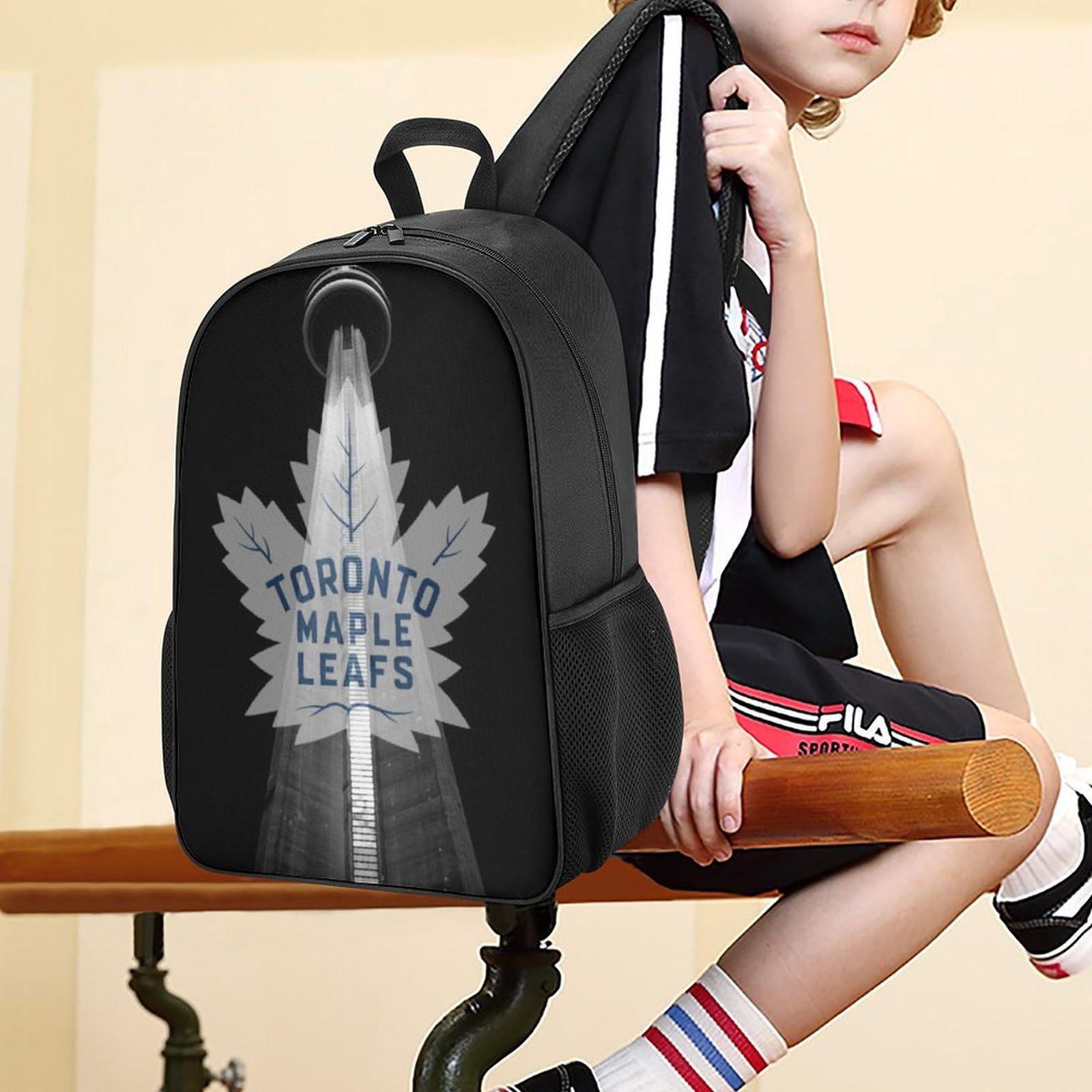 Toronto Cool Backpack - DIY Customizable Casual Lightweight Laptop Backpack for School, Travel & Daily Commute