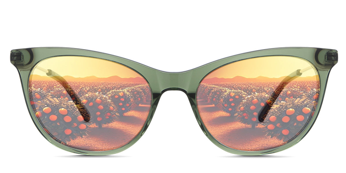 Gaia Women's Prescription Tinted Glasses - Stylish & UV Protection for Reading, Driving & Outdoor Activities