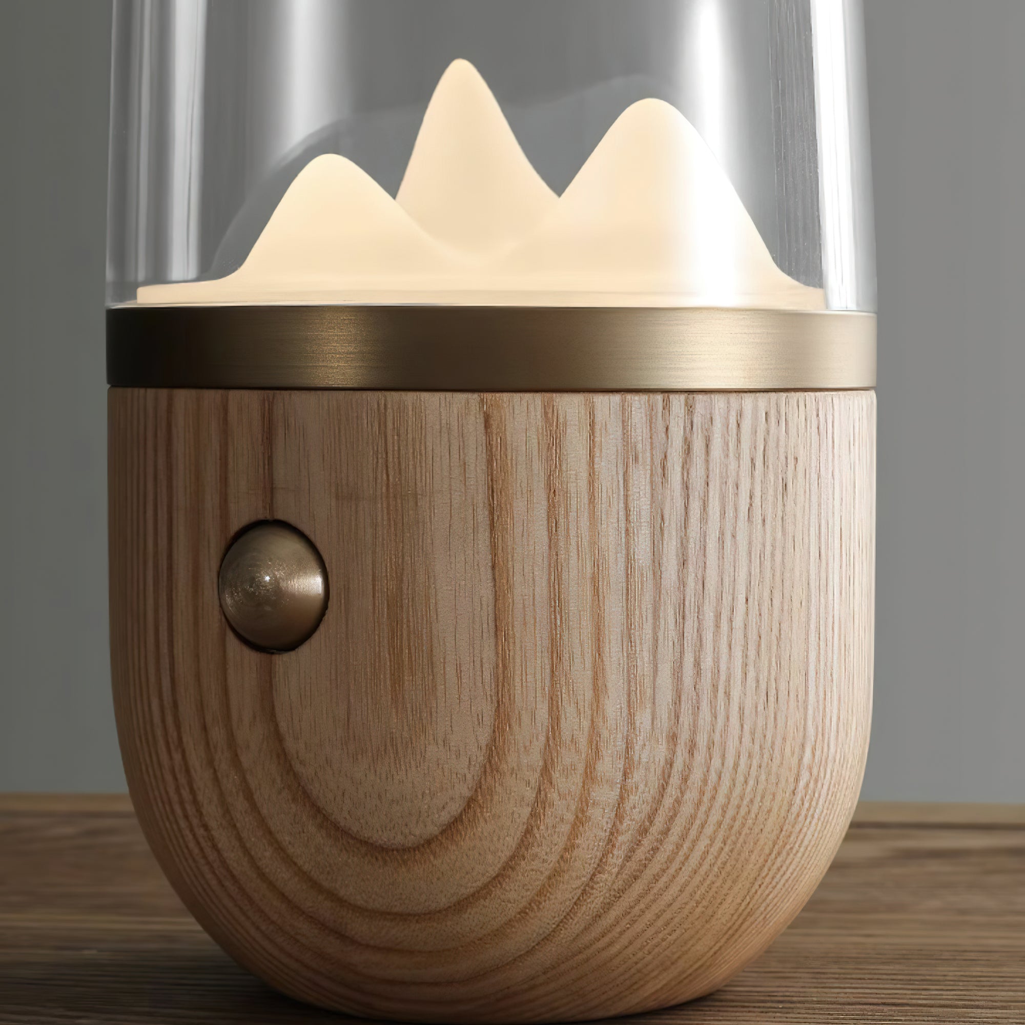 Mountain Peak Night Table Lamp - Modern LED Bedside Lamp with Touch Control, Warm White Light for Bedroom, Living Room, and Office Decor - Perfect for Reading, Relaxing, and Creating Cozy Ambiance