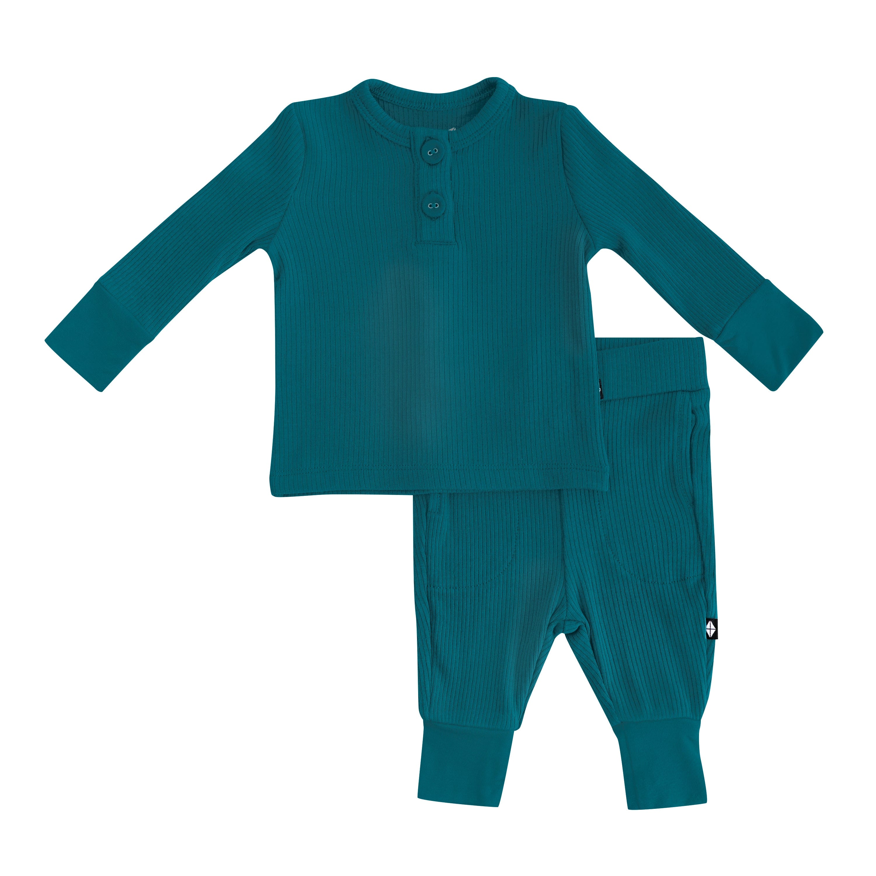 Soft Ribbed Cotton Baby Henley Outfit Set - Comfortable Newborn Bodysuit & Pants for Boys & Girls | Perfect for Photos, Playdates & Everyday Wear