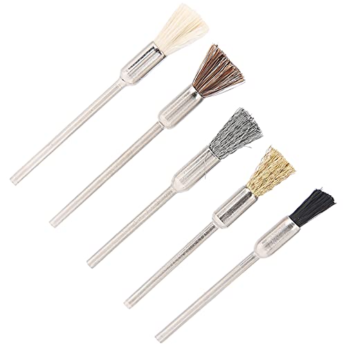 5pcs Nail Drill Bit Cleaner Brush Set - Lightweight Manicure Tool for Professional & Home Use | Nail Drill Accessories for Salon & DIY Nail Care