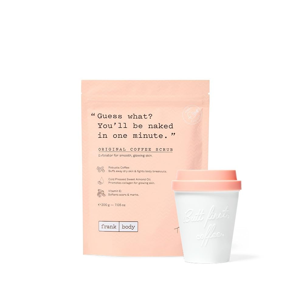 Frank Body Original & Perky Sculpting Body Hydrator Bundle - Vegan, Cruelty-Free Exfoliating Body Scrub & Hydrating Moisturizer for Smooth, Glowing Skin | Perfect for Post-Shower & Pre-Makeup Skincare Routine