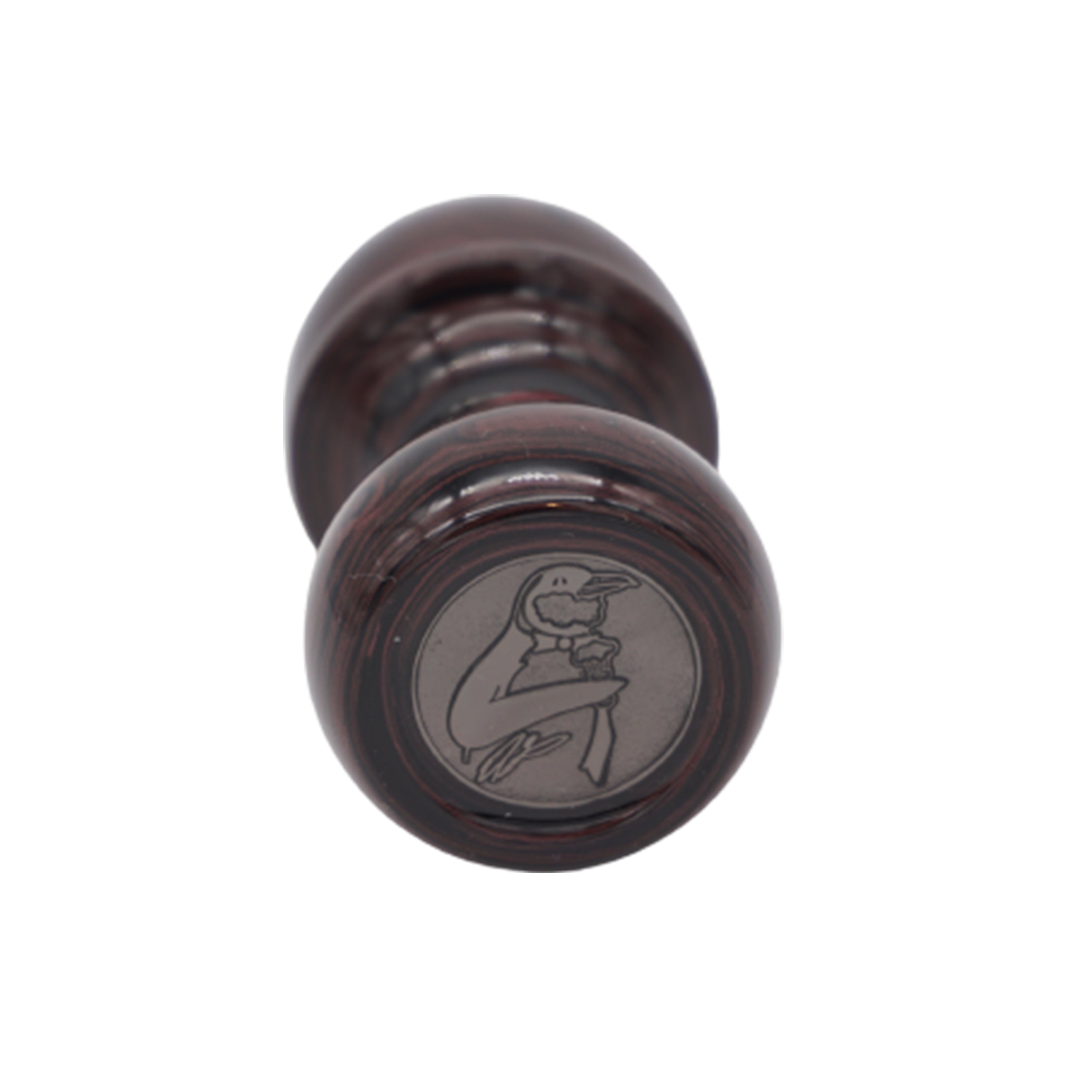 Premium Handmade Raspberry Ebonite Shaving Brush Handle - Compatible with 24mm & 26mm Knots - Perfect for Wet Shaving & Barber Shop Grooming